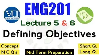 Eng201 Short Lecture 5 and 6 | Eng201 Mid Term Preparation 2022 | Eng201 All Questions and MCQs.