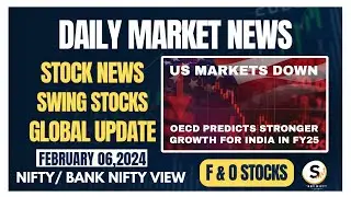 NIFTY MUTED START !!! | US MARKETS DOWN | FEB 06 | NIFTY & BN | STOCK NEWS| GLOBAL NEWS