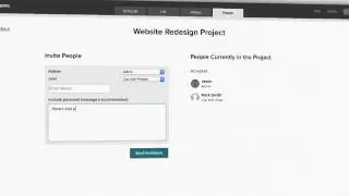 How to Invite People to Your Project in TeamGantt