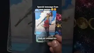 Special message from your person 😘🥰 #shorttarot #shortarot