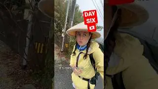 Day 6 walking 45 days across Japan on 88 temples pilgrimage #travel #thruhike #solofemaletraveler