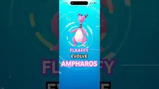 Pokemon GO | Флааффи эволюционирует в Амфароса #flaaffy #ampharos #pokemongo #pokemon #androit #i...