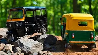 Diecast Model of Bajaj Auto Rickshaw In Action | Tuk Tuk | Scale Models | Auto Dominator