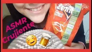 ASMR comiendo Doritos⭐🍴|MUKBANG Doritos| Asmr Sonidos Crujientes🎧|Bebiendo Cerveza💋