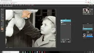 Colorize a Black and White photo with Pixlr