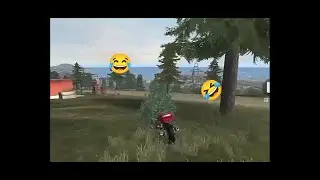 Free fire bush driving bike and my first win