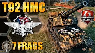 WoT T92 HMC &diams; 7 Frags &diams; SPG Gameplay Arty Review (2020)