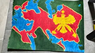 PERSIAN EMPIRE  MAP DRAWING । CYRUS THE GREAT (ACHAMENID EMPIRE)