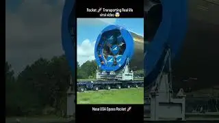 Nasa Rocket 🚀 Transporting 🤯#technology #engineering #space #innovation #rockets #aerospace