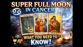 Super Full Moon in Cancer 🌕 Collective Tarot Reading | 3 card pull all 12 signs