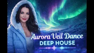 Aurora Veil Dance 🌌 Aurora Borealis Deep House | Celestial Chill Music 102 BPM