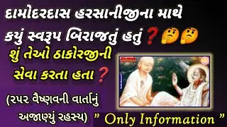 દામોદરદાસ હરસાણીજીના માથે કયું સ્વરૂપ બિરાજતું? | ૨૫૨ વૈષ્ણવની વાર્તાનું રહસ્ય | Only Information