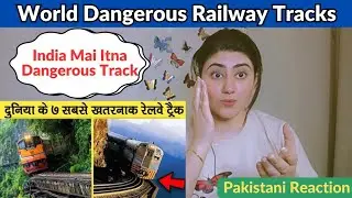 World Most Dangerous Railway Tracks In The World | Shocking Dangerous Tracks Reaction Video !