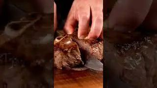 Perfect Beef ASMR | One Clean Cut, Juicy Inside 🥩🔥 #foodasmr #food #foodnerd #primebeef #beefpares