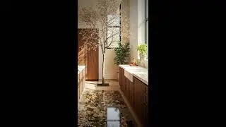 Resin Flooring Cost: Dry Flower & Wood Slice Design