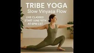 TRIBE YOGA | Slow Vinyasa Flow Intro &ndash; Live Classes Start June 10th!