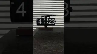 A fun and practical page turning clock #unboxingvideo #page #flipclock #desksetup