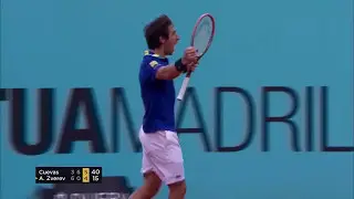 MUST WATCH! Tennis shot of the year in Madrid Open!