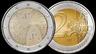 2 евро 2006 года Финляндия. 100 лет введения универсального и равного избирательного права.