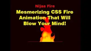 How to Create a 🔥 CSS Fire Animation - Easy Tutorial