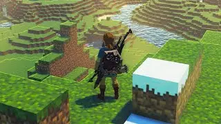 A Minecraft World in Zelda BOTW