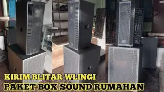 BOX SPEAKER PESANAN SOUND RUMAHAN