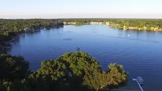 Drone Over Crooked Lake - Kalamazoo, MI