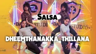 SALSA Fusion Dance | DHEEMTHANAKKA THILLANA | Roxy Rajesh | Mercina | Thalapathy Vijay| DanceVsDance