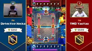 皇室戰爭   Detective Hecka VS TMD YaoYao   2017皇冠錦標賽東南亞賽區例行賽 Day 4   YouTube 720p