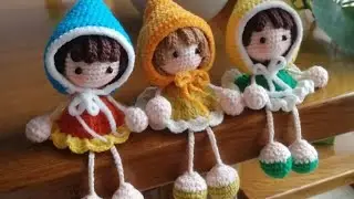 crochet little doll, crochet doll, crochet doll tutorial/@Yo Moda Crochet
