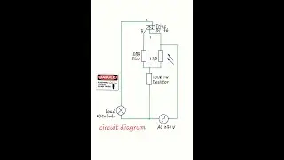 Automatic light on off circuit without relay  (BT136)