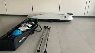 Ski cover for skis and complete ski sets Northline SkiBag Double for roof boxes