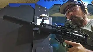 Another 50 rounds through the mac5k with my new Wolfman from dead air 