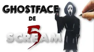 Cómo DIBUJAR a 💀GHOSTFACE 😱 de SCREAM 5/How to DRAW GHOSTFACE from SCREAM 5