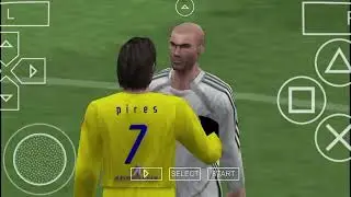 Real Madrid 5 - 0 Villarreal C.F. Game PPSSPP Liga Espanol LFP Game Pes 6 Pro Evolution Soccer 2006