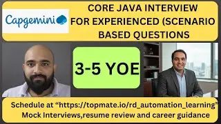 Опыт собеседования с Capgemini Java | Вопросы и ответы для собеседования в режиме реального времени
