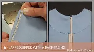 Lapped Zipper with a Back Facing