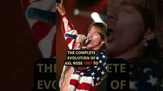 THE COMPLETE EVOLUTION OF AXL ROSE 1887 TO 2024 #shorts #gunsnroses #patience #axlrose