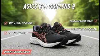 Reliable Fit + Smooth Stride 🙌✨ ASICS Gel‑Contend Running Shoe