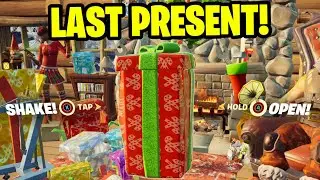 How to Open The LAST PRESENT in Fortnite Location! (Secret Winterfest Present)