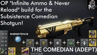 Destiny 2: The ULTIMATE Subsistence Comedian Infinite Ammo Build for Warlock! (Full Build Breakdown)