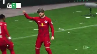 Timo Werner Goal 1-1 | Werder Bremen vs RB Leipzig | Bundesliga Highlight