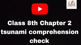 class 8 chapter 2 tsunami compression check . Like share and subscribe 🙏🏻