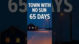This Town Lives in Darkness for 65 Days Straight #darkness #shorts