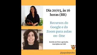 RECURSOS DO GOOGLE E DO ZOOM PARA AULAS ON-LINE