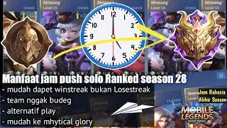 JAM PUSH SOLO RANKED Season 28 Final // Indonesian mobile legend