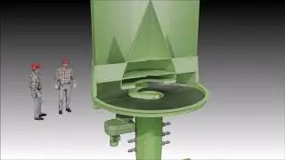 BinEX Discharge System External Drive | Cone Supported by Arms