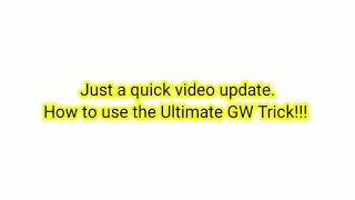 The Ultimate GW Trick!! || All thanks to Pkt guild🙌 || How to use GW Trick🚀