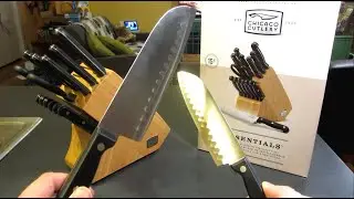 Chicago Cutlery Essentials 15 Piece Knife Set | Stainless Steel Kitchen Knives