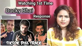 Pakistani TIKTOKER Made A Diss Track On Me- Ducky Bhai | Reaction By Aafreen Shaikh